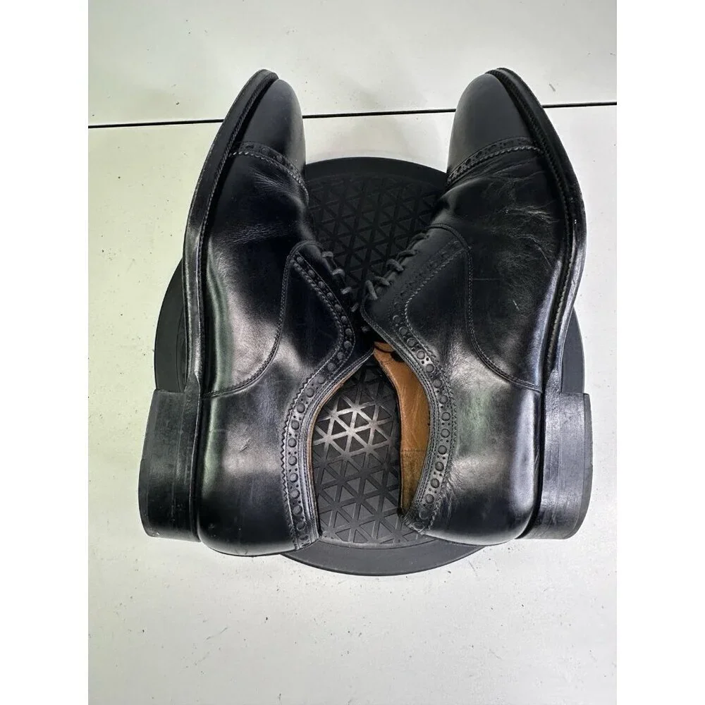 Magnanni for Saks Fifth Ave Black Wholecut Oxford Men's Shoes Size 9.5 M